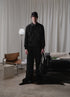 TWO WAY BOMBER JACKET 'BLACK' - POLYESTER